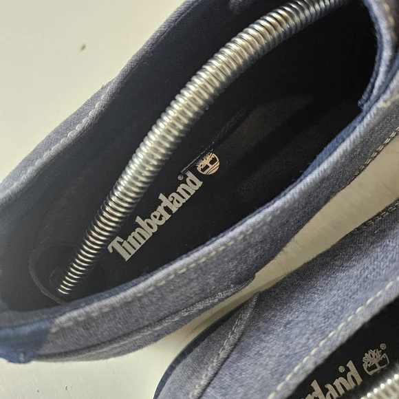Timberland Men`s Woodhull Denim Canvas Oxford Dress Casual Shoe Sz 12 - Picture 11 of 14